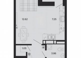 Сдам 1-комнатную квартиру, 30 м2, Краснодарский край, Конгрессная улица, 19/3