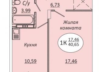 Продажа 1-ком. квартиры, 41 м2, Новосибирская область, 2-я Воинская улица, 51