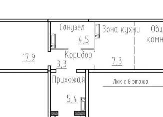 Продаю 2-комнатную квартиру, 51.3 м2, посёлок Элитный, Венская улица, 8