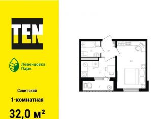 Продажа однокомнатной квартиры, 32 м2, Ростовская область, проспект Маршала Жукова, 13/1