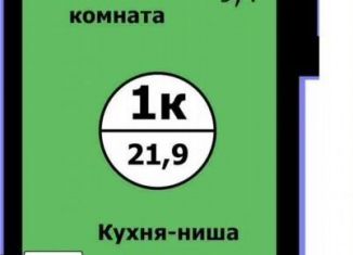 Продам 1-комнатную квартиру, 21.9 м2, Красноярск, улица Лесников, 41Б, Свердловский район