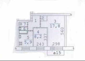 Продам двухкомнатную квартиру, 40.8 м2, Берёзовский, улица Толбухина, 15А