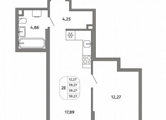 Продаю 2-комнатную квартиру, 39.3 м2, Екатеринбург, Орджоникидзевский район