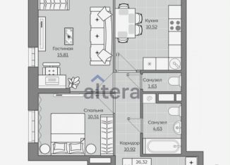 Продается 2-ком. квартира, 55 м2, Казань