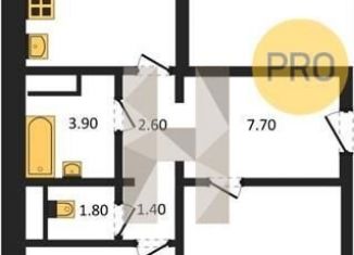 2-ком. квартира на продажу, 65.6 м2, Воронеж, улица Шишкова, 140Б/23, Центральный район