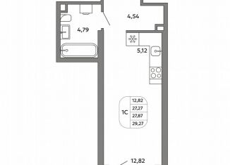 Квартира на продажу студия, 27.9 м2, Екатеринбург, Орджоникидзевский район