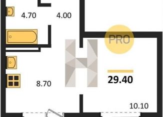 Продаю однокомнатную квартиру, 29.4 м2, Новосибирск, улица Связистов, 13/2