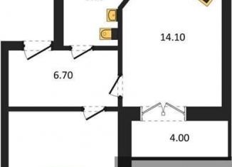 Продается однокомнатная квартира, 45.7 м2, Воронеж, Ленинский район, улица Красных Партизан, 35