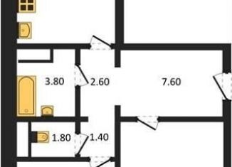 Продам двухкомнатную квартиру, 65 м2, Воронеж, улица Пескова, 6, Центральный район