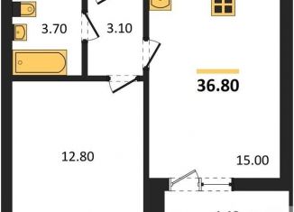 Продам 1-комнатную квартиру, 36.8 м2, Воронеж, улица Полковника Богомолова, 1