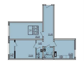 Продается 2-комнатная квартира, 66.7 м2, Севастополь, Лабораторное шоссе, 33Бк1