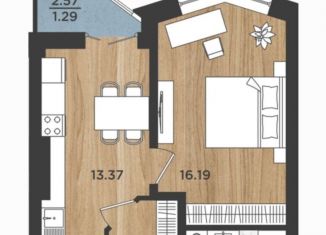 Продажа 1-ком. квартиры, 40 м2, Калининград, Батальная улица, 104, ЖК Дом на Батальной