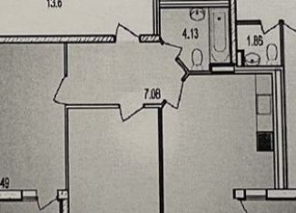 Продаю 2-ком. квартиру, 53.3 м2, Краснодар, Беговая улица, 56к3, Беговая улица