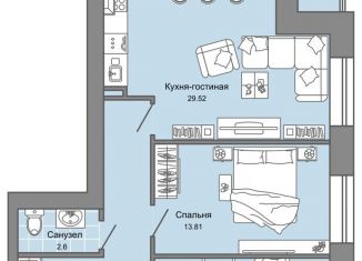 2-ком. квартира на продажу, 75 м2, Ульяновск, ЖК Дивный Сад