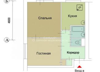 Продам 2-комнатную квартиру, 37.6 м2, Москва, Голубинская улица, 9с1, метро Ясенево