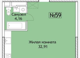 Однокомнатная квартира на продажу, 37.1 м2, Москва, 4-я Гражданская улица, 33/1, район Богородское