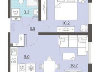 Продается 3-комнатная квартира, 32.7 м2, посёлок Мичуринский