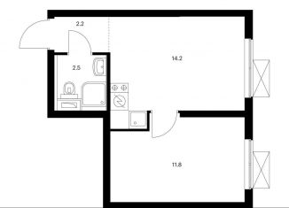 Продается 1-ком. квартира, 30.7 м2, Москва, ЖК Большая Очаковская 2