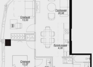 Продаю 2-ком. квартиру, 63.9 м2, Москва, станция Фили