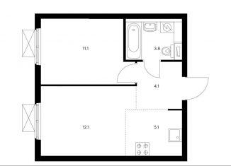 Продаю 2-ком. квартиру, 36.2 м2, Балашиха, ЖК Измайловский Лес