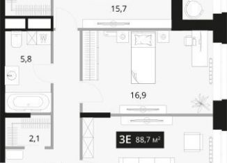 Продам 3-комнатную квартиру, 88.7 м2, Владивосток, Фрунзенский район