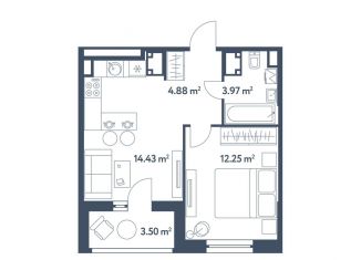 Продам двухкомнатную квартиру, 37.3 м2, Москва, ЖК Светлый Мир Станция Л, жилой комплекс Светлый Мир Станция Л, к8