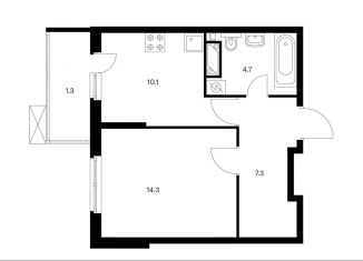 Продажа 1-ком. квартиры, 37.7 м2, Москва, Муравская улица, 44к2, метро Пятницкое шоссе