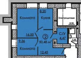 Продаю 2-ком. квартиру, 51 м2, Сосновоборск, улица Ленинского Комсомола, 40к2, ЖК Седьмое Небо