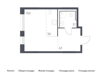 Продается квартира студия, 25.8 м2, Москва, Молжаниновский район, жилой комплекс Молжаниново, к1