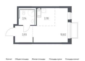 Продается квартира студия, 21.7 м2, посёлок Мирный, жилой комплекс Томилино Парк, к15, ЖК Томилино Парк