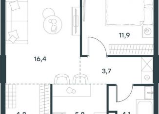 Продам 2-комнатную квартиру, 46.7 м2, Москва, Большая Академическая улица, 85к1, Тимирязевский район