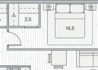 1-ком. квартира на продажу, 42.8 м2, Москва, Береговой проезд, 3, ЖК Береговой