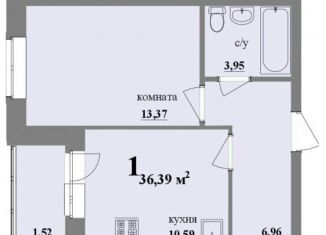 Продам 1-ком. квартиру, 36.4 м2, Муром