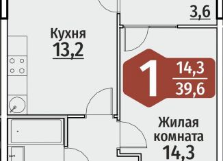 Продам 1-комнатную квартиру, 39.6 м2, Чебоксары, ЖК Олимп, улица Энергетиков, поз4