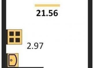 Продам однокомнатную квартиру, 21.6 м2, Новосибирск, ЖК Ясный Берег, улица Ясный Берег, 16