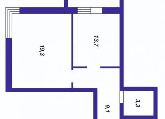 Продаю однокомнатную квартиру, 45 м2, Благовещенск, ЖК Чайка, улица Чайковского, 100