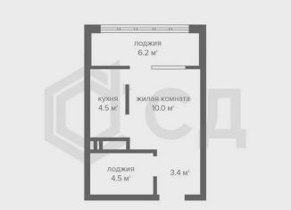 Продажа квартиры студии, 28.6 м2, Тюменская область, улица Мельникайте, 150