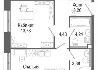 Продам двухкомнатную квартиру, 74.1 м2, Москва, метро Селигерская