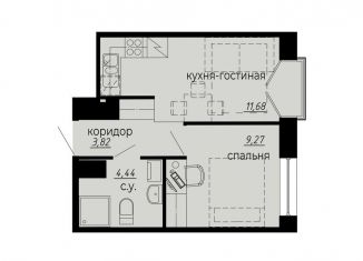Продажа 1-комнатной квартиры, 29.2 м2, Санкт-Петербург