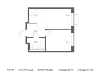 1-комнатная квартира на продажу, 36.5 м2, Московская область, жилой комплекс Новое Видное, 14.1
