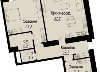 Продам 2-комнатную квартиру, 110.1 м2, Санкт-Петербург, набережная реки Карповки, 27В