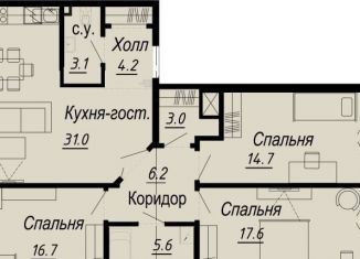 Продаю 3-комнатную квартиру, 106.3 м2, Санкт-Петербург, Петроградский район, набережная реки Карповки, 27В
