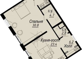 Продам 1-комнатную квартиру, 67.8 м2, Санкт-Петербург, набережная реки Карповки, 27В, набережная реки Карповки
