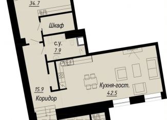 Продам двухкомнатную квартиру, 143 м2, Санкт-Петербург, набережная реки Карповки, 27В, Петроградский район