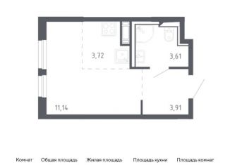 Квартира на продажу студия, 22.4 м2, Москва, САО, Ленинградское шоссе, 229Ак1