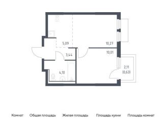 Продажа 2-ком. квартиры, 33.5 м2, Московская область