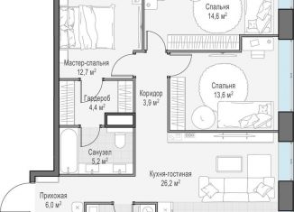 Продается трехкомнатная квартира, 92.1 м2, Москва, ЗАО, проспект Генерала Дорохова, 39к2А