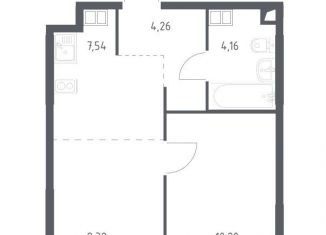 Продается двухкомнатная квартира, 34.5 м2, поселение Мосрентген, многофункциональный комплекс Тропарево Парк, к2.1