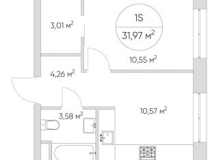 Продажа однокомнатной квартиры, 31 м2, Москва, станция Калитники