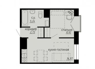 Продам 1-комнатную квартиру, 31.9 м2, Санкт-Петербург, Выборгский район